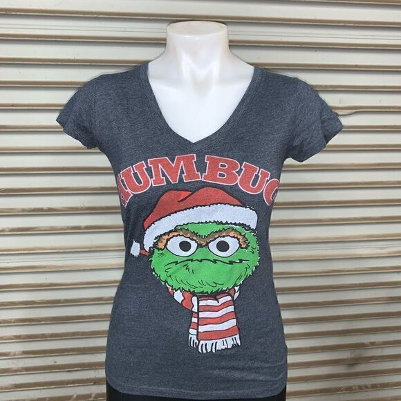 Sesame Street Tops - Sesame Street Oscar the grouch humbug top